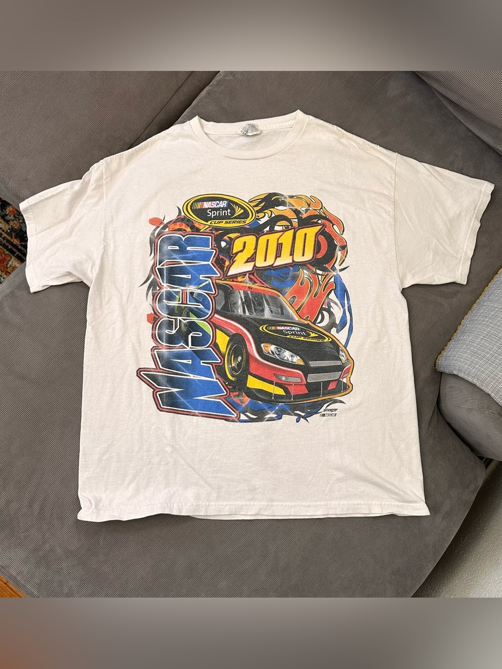 NASCAR 2010 Sprint Cup Series T Shirt Double Sided Racing XL